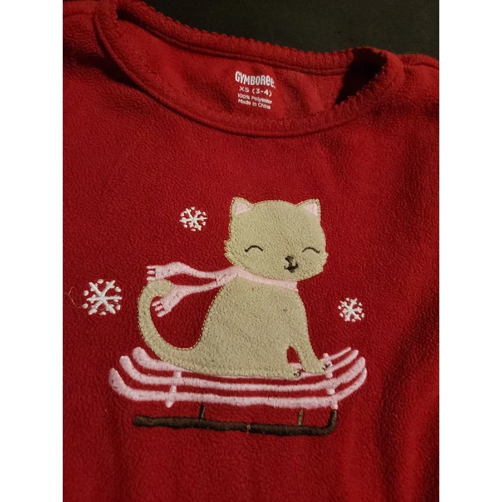 Gymboree red kitten